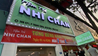 BẢNG HIỆU TRÀ SỮA CHỮ NỔI SÁNG ĐÈN