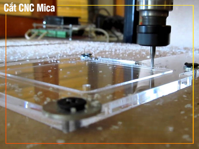 cắt cnc mica, gia công cắt cnc mica dày 2mm - 20mm, cnc chữ mica làm quảng cáo