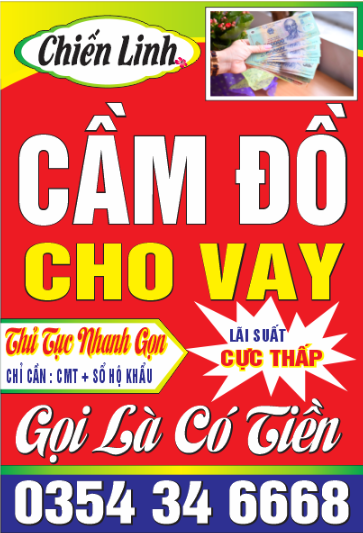 bảng hiệu cẩm đổ, thiết kế thi công bảng hiệu cầm đồ, tiềm cầm đồ, hộp đèn in bạt cầm đồ