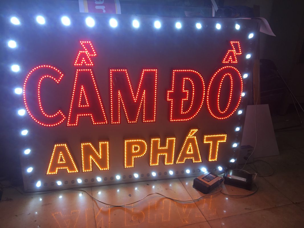bảng hiệu cẩm đổ, thiết kế thi công bảng hiệu cầm đồ, tiềm cầm đồ, hộp đèn led bảng cầm đồ
