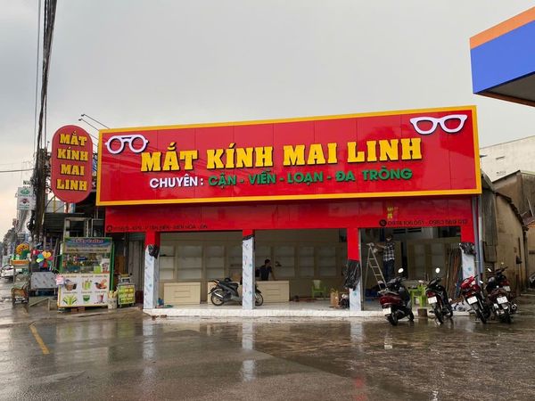 bảng hiệu quảng cáo chữ nổi có đèn, bảng hiệu mắt kính, bảng hiệu quảng cáo trọn gói giá rẻ