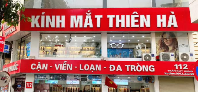 bảng hiệu mắt kính alu, bảng quảng cáo mắt kính độc đáo, bảng hộp đèn mắt kính Trảng dài biên hòa đồng nai