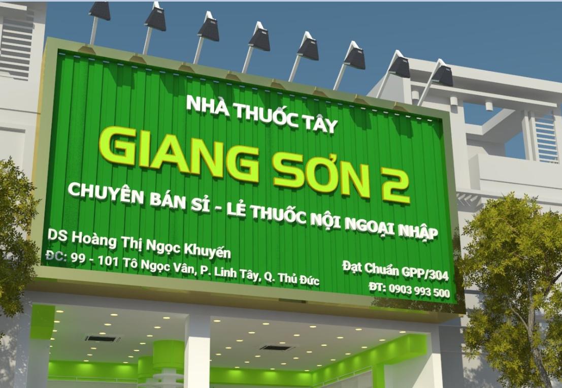 bảng hiệu nhà thuốc, bảng hiệu quầy thuốc chữ nổi