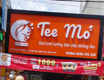 bảng hiệu trà sữa, bảng quảng cáo trà sữa, bảng hiệu hình ly trà sữa,xưởng gia công bảng hiệu quảng cáo