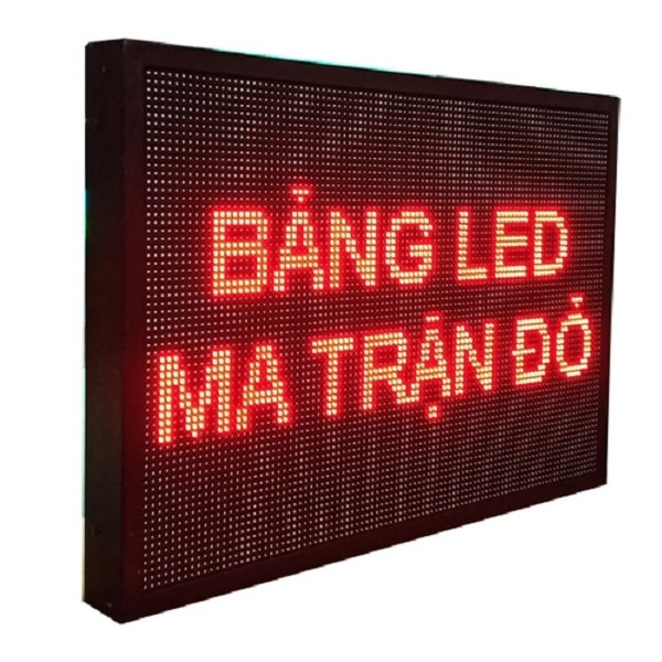 Bảng đèn LED ma trận chạy chữ 1 màu đỏ, bảng hiệu led ma trận, bảng hiệu led chạy chữ, hộp đèn led