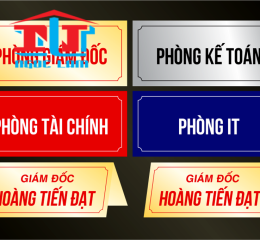 Bảng biển chỉ dẫn mica