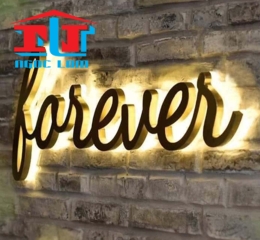 logo, Chữ Nổi Led Hắt Sáng Chân