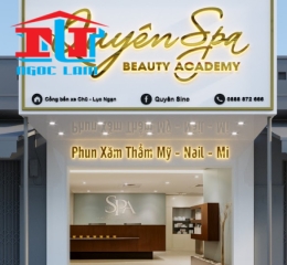 THIẾT KẾ & THI CÔNG BẢNG QUẢNG CÁO SPA