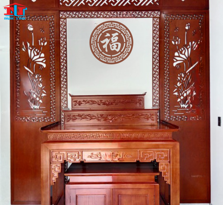 Vách ốp tường phòng thờ giá rẻ Trảng Dài, Biên Hòa, Đồng Nai