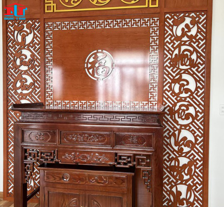 Vách ốp tường phòng thờ giá rẻ Trảng Dài, Biên Hòa, Đồng Nai