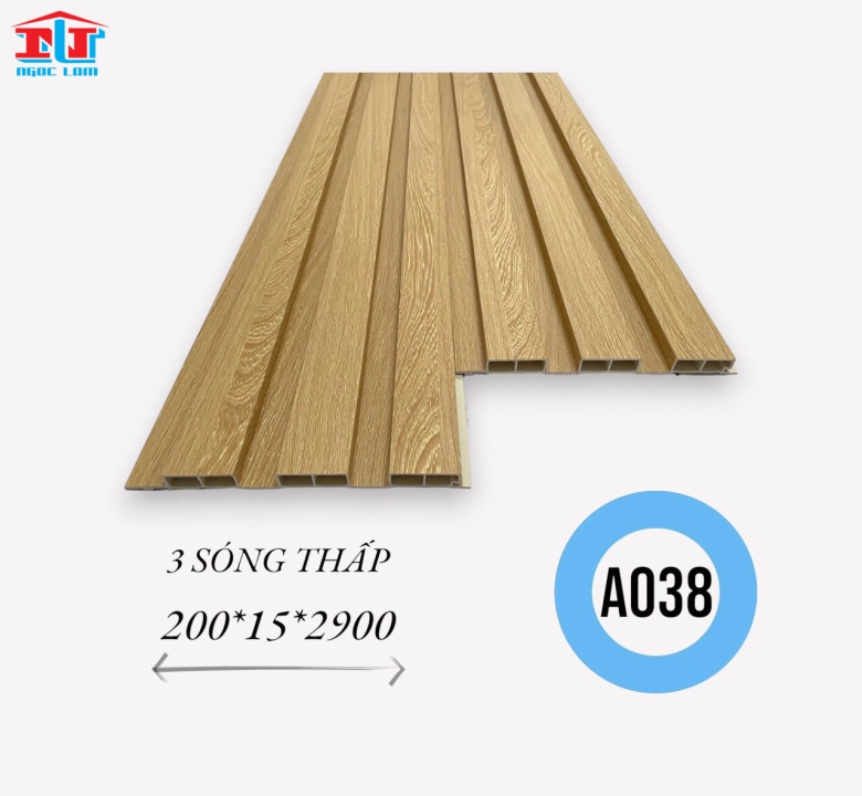 TẤM ỐP NHỰA LAM SÓNG - 3 SÓNG THẤP 