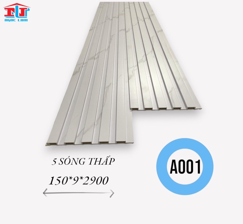 TẤM ỐP NHỰA LAM SÓNG - 5 SÓNG THẤP
