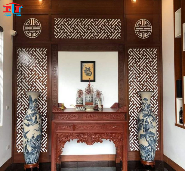 Vách ốp tường phòng thờ giá rẻ Trảng Dài, Biên Hòa, Đồng Nai