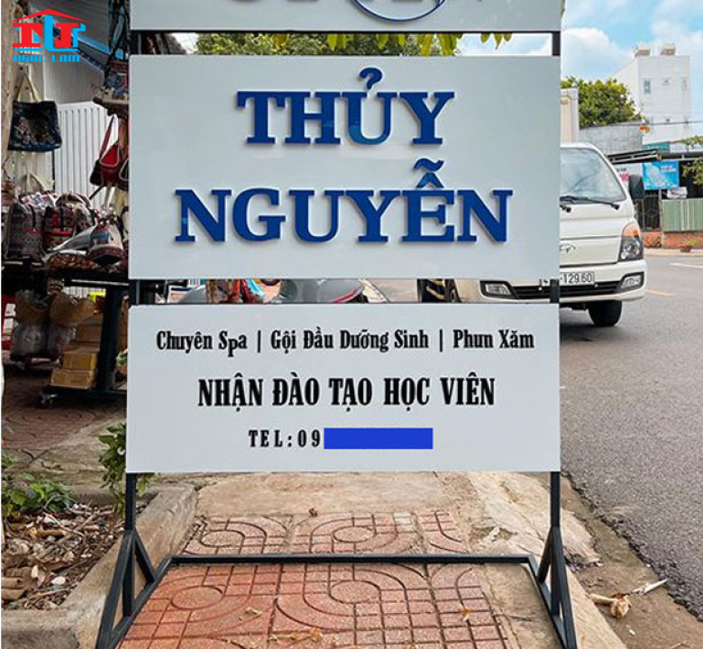 NHỮNG MẪU BẢNG QUẢNG CÁO ĐỨNG 1 MẶT - 2 MẶT ĐẸP GIÁ RẺ ĐƠN GIẢN THU HÚT KHÁCH
