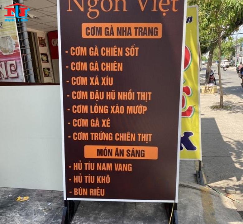 NHỮNG MẪU BẢNG QUẢNG CÁO ĐỨNG 1 MẶT - 2 MẶT ĐẸP GIÁ RẺ ĐƠN GIẢN THU HÚT KHÁCH