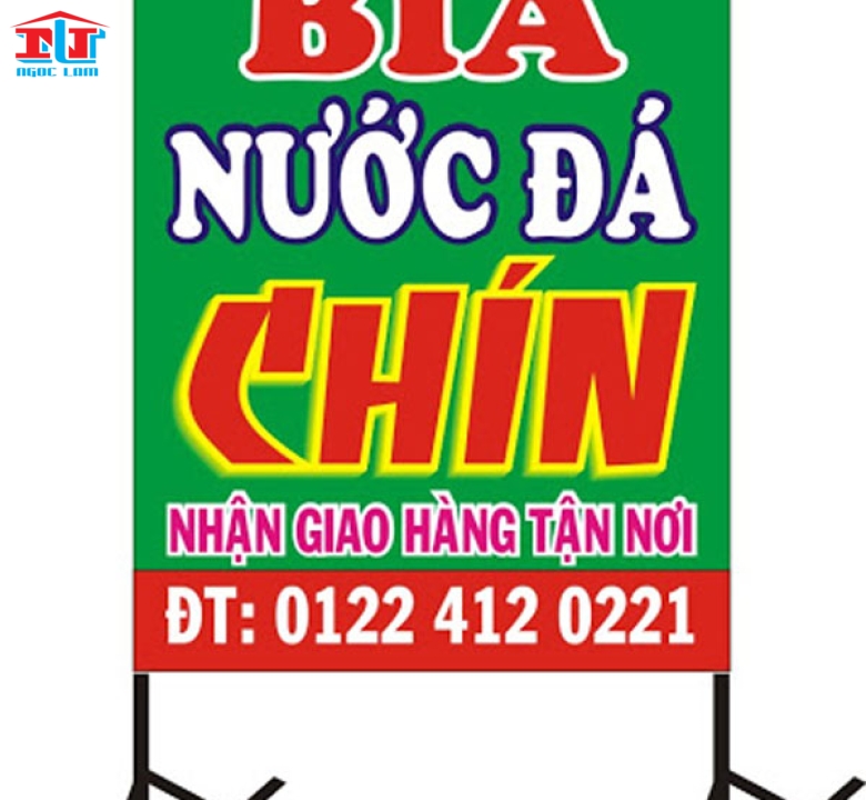 NHỮNG MẪU BẢNG QUẢNG CÁO ĐỨNG 1 MẶT - 2 MẶT ĐẸP GIÁ RẺ ĐƠN GIẢN THU HÚT KHÁCH