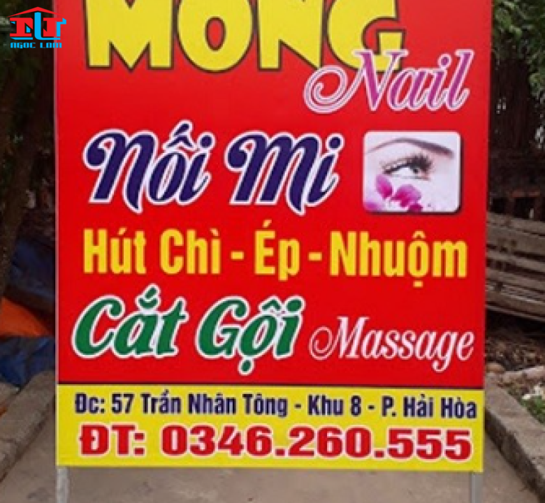 NHỮNG MẪU BẢNG QUẢNG CÁO ĐỨNG 1 MẶT - 2 MẶT ĐẸP GIÁ RẺ ĐƠN GIẢN THU HÚT KHÁCH