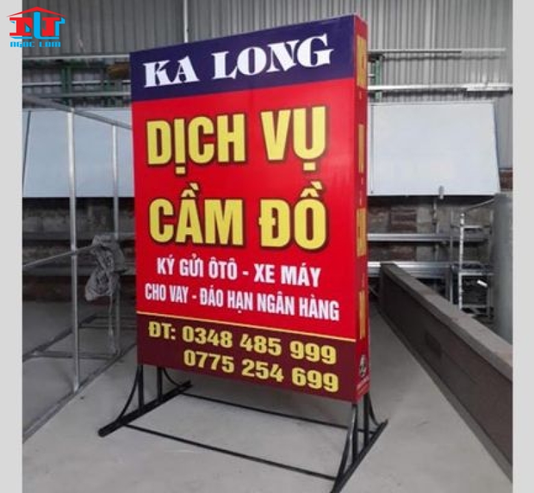 NHỮNG MẪU BẢNG QUẢNG CÁO ĐỨNG 1 MẶT - 2 MẶT ĐẸP GIÁ RẺ ĐƠN GIẢN THU HÚT KHÁCH
