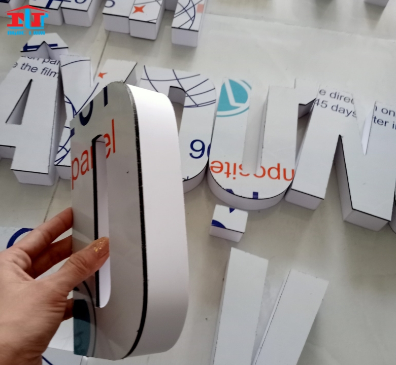 Dịch Vụ Cắt & Uốn Chữ Nổi Mica, ALU, Fomex, Gắn Đèn LED, không đèn | Giá Rẻ Theo Yêu Cầu