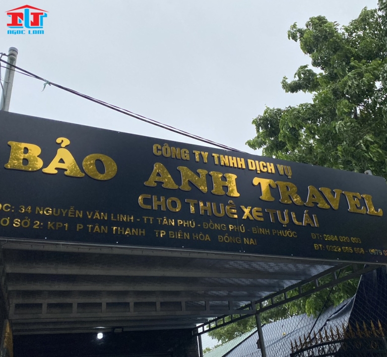 Bảng Hiệu Dịch Vụ Du Lịch Đẹp - Sang - Xịn - Ấn Tượng Nhất - Lôi Cuốn Nhất