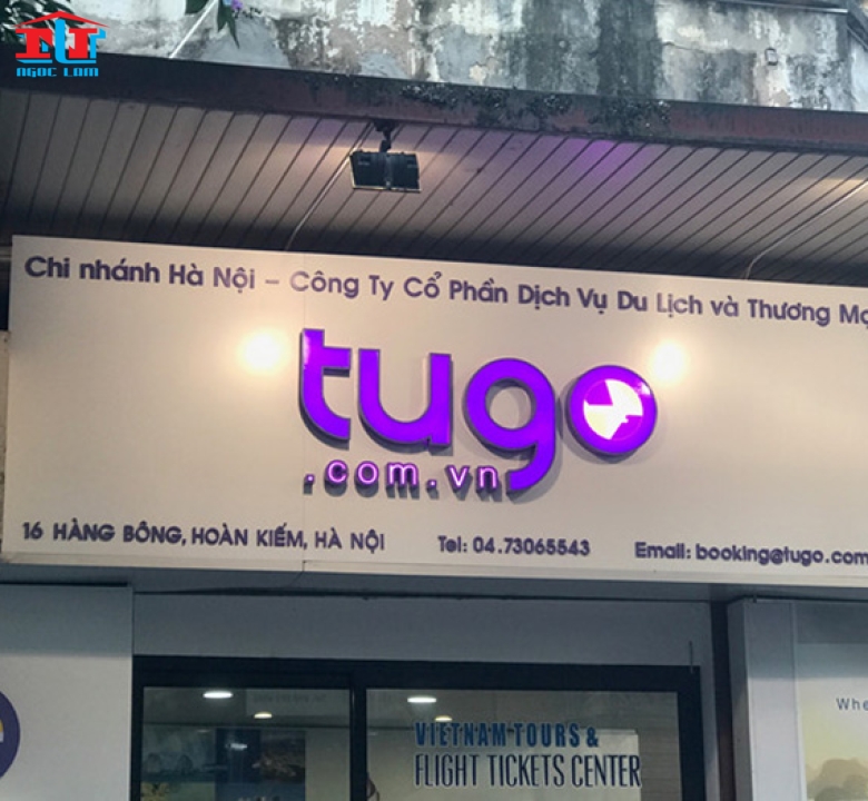 Bảng Hiệu Dịch Vụ Du Lịch Đẹp - Sang - Xịn - Ấn Tượng Nhất - Lôi Cuốn Nhất