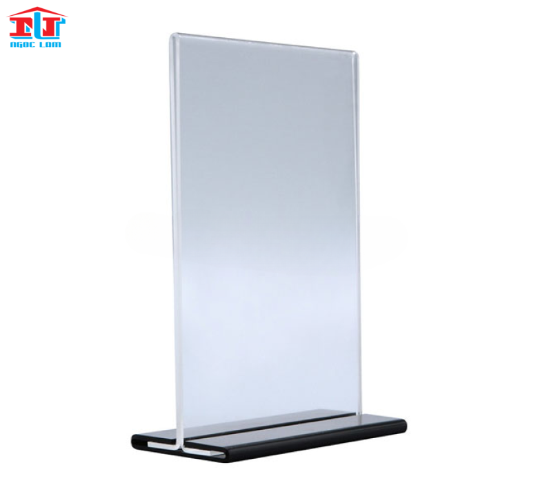 Kệ Mica để bàn - Kệ mica treo tường - Menu Mica A6