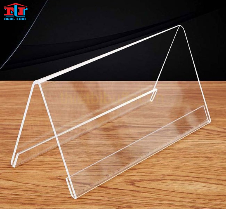 Kệ Mica để bàn - Kệ mica treo tường - Menu Mica A6