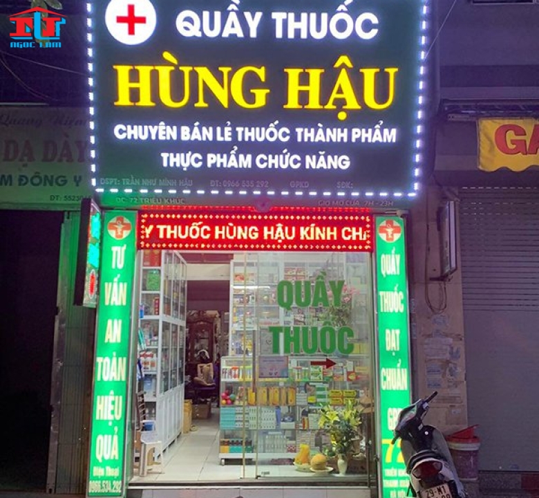 Thiết kế và Thi công biển hiệu nhà thuốc đạt chuẩn GPP