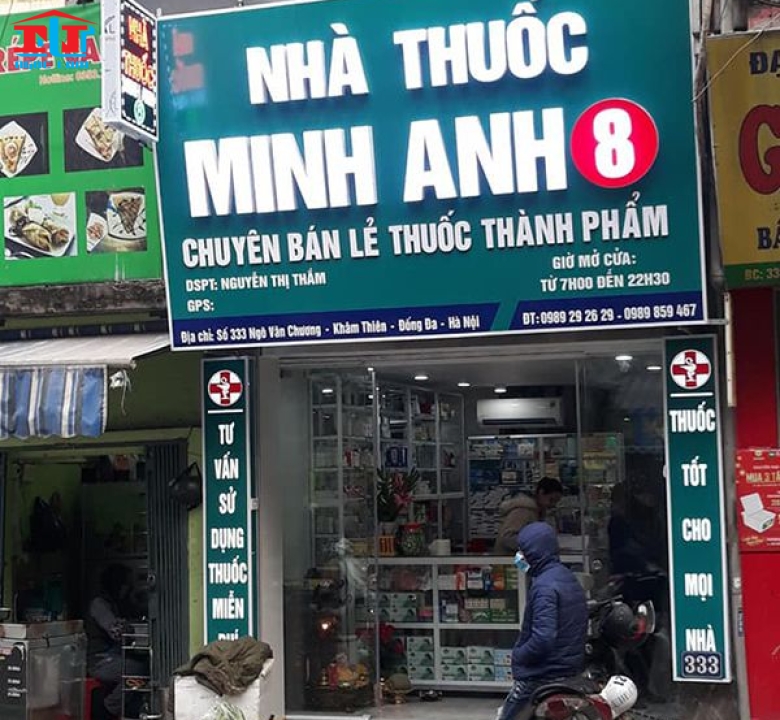 Thiết kế và Thi công biển hiệu nhà thuốc đạt chuẩn GPP