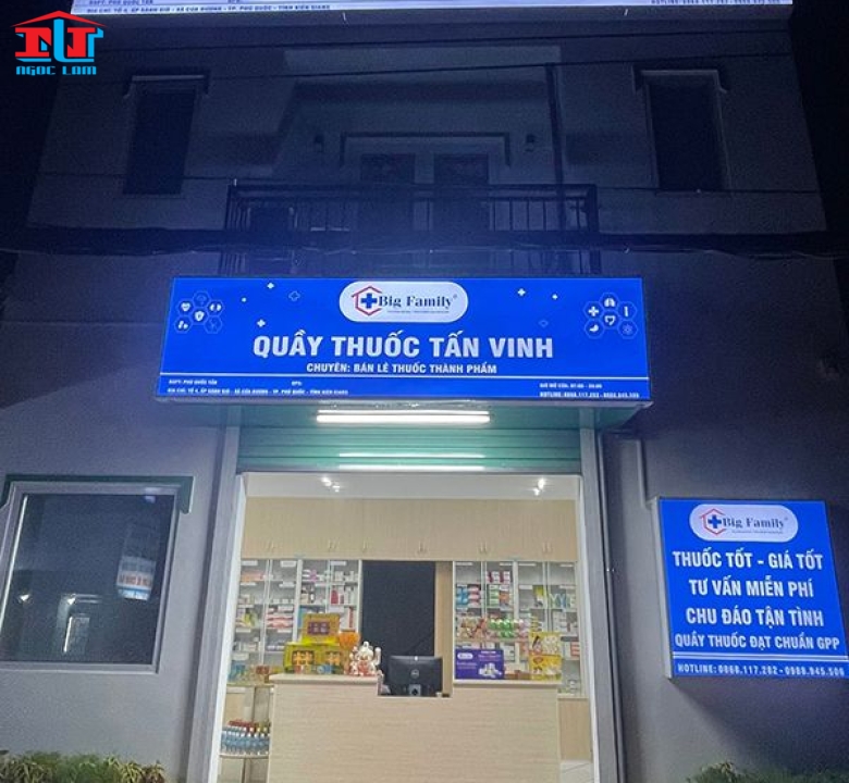Thiết kế và Thi công biển hiệu nhà thuốc đạt chuẩn GPP