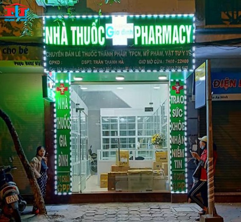 Thiết kế và Thi công biển hiệu nhà thuốc đạt chuẩn GPP