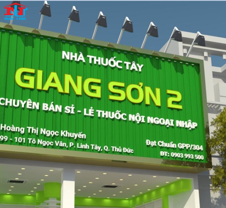 Thiết kế và Thi công biển hiệu nhà thuốc đạt chuẩn GPP