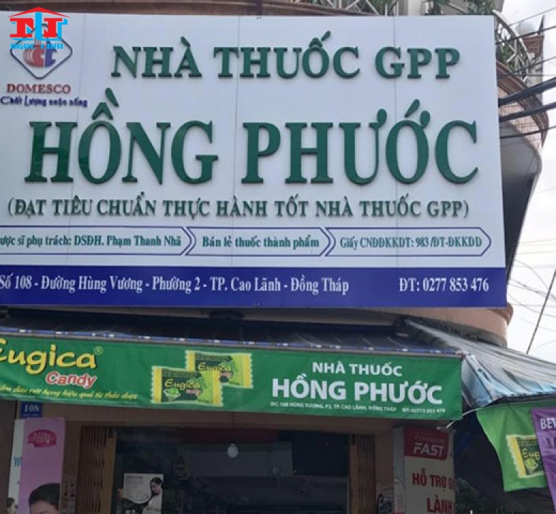 Thiết kế và Thi công biển hiệu nhà thuốc đạt chuẩn GPP